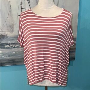 🌟2/$15🌟Jodifl Oversized Pink Striped Shirt, Small